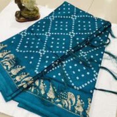 Art Silk Famouns Collection Bandhini