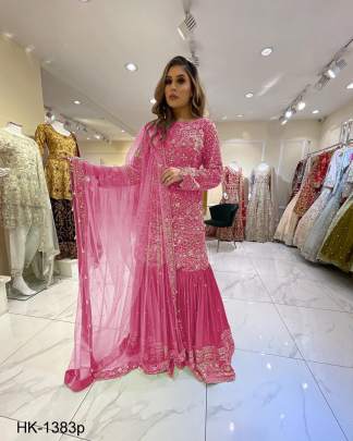  PINK NEW PARTY WERE TOP SHARARA HK 1383
