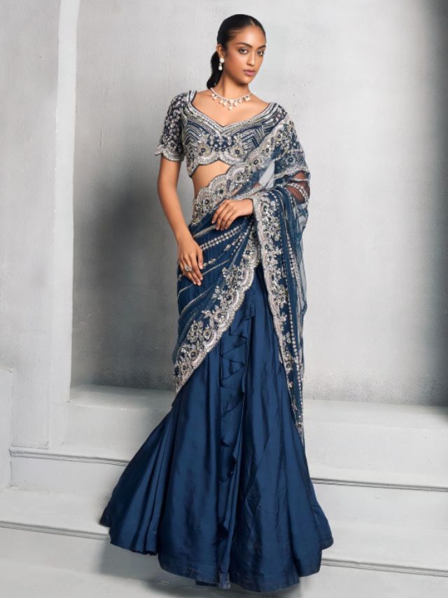 Lehenga Saree The Majestic Blend of Saree and Lehenga