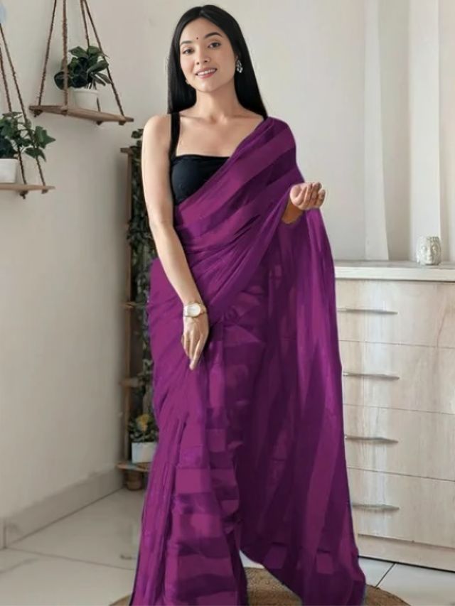 Saree with No Border