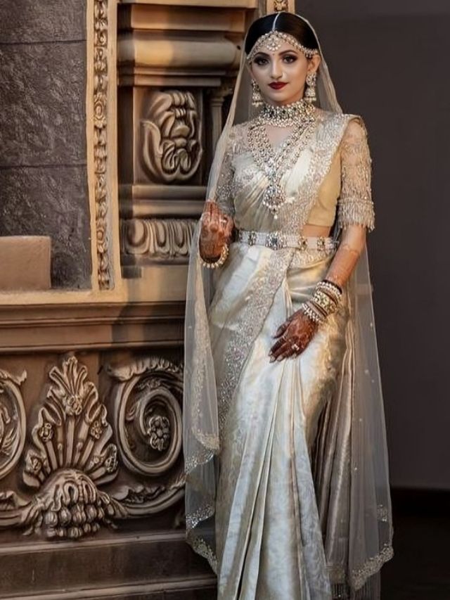 Silver Saree