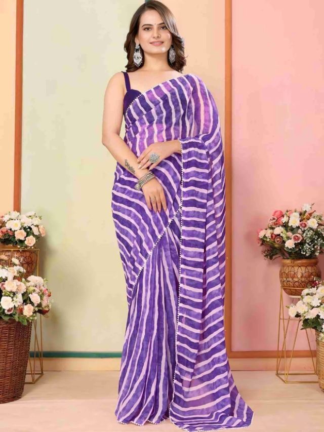 Fancy Leheriya Sarees