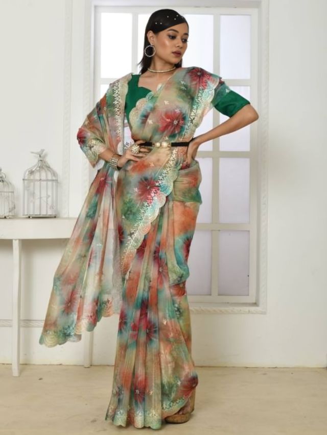 Fancy Printed Sarees