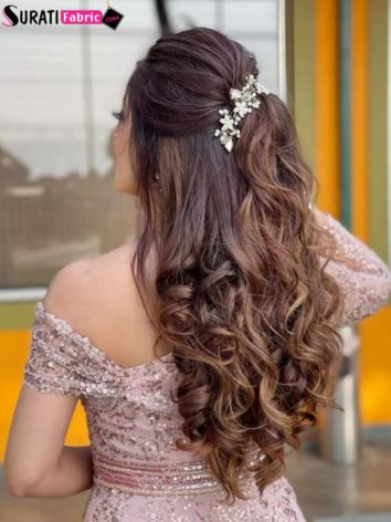 27 Effortlessly Stylish Half-tie Hairstyles We Spotted on Real brides |  Bride hairstyles, Wedding hairstyles, Indian bridal hairstyles