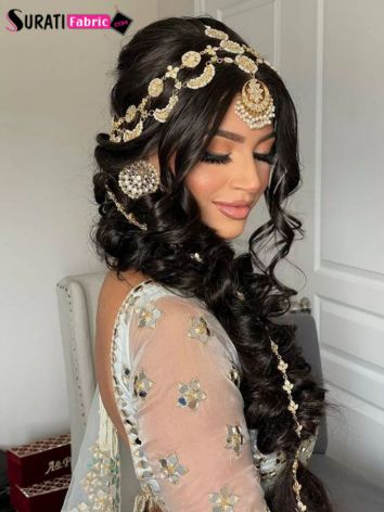 open hairstyles for Eid l hairstyles for lehenga l wedding hairstyles l  engagement hairstyles - YouTube