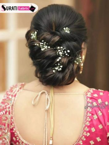 Hairstyle on Lehenga for Short Hair | Short and Stylish: Hairstyles That  Complement Your Lehenga Beautifully | Times Now