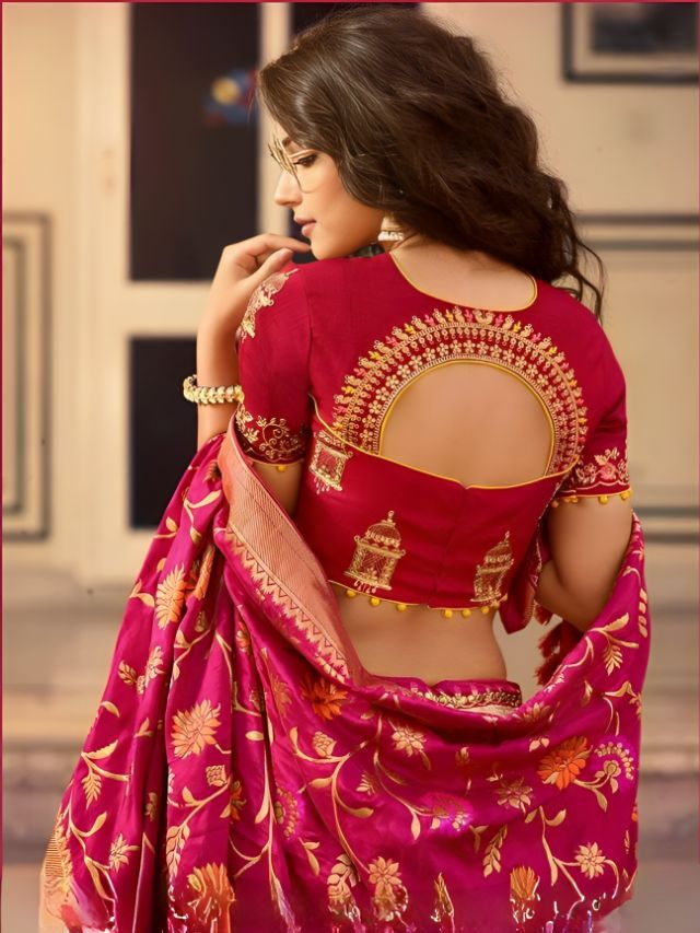 blouse designs for paithani sarees' 2018 – South India Fashion