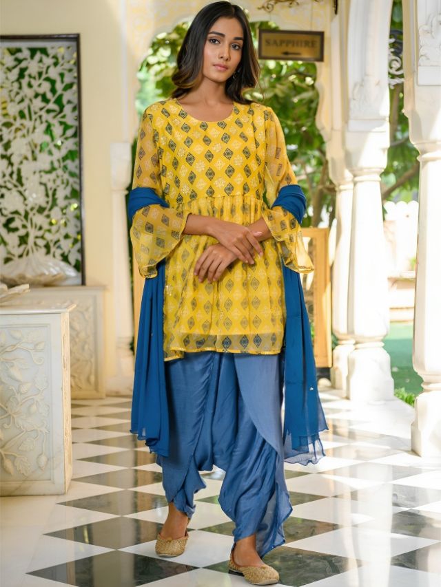 Buy Multicoloured Printed Cotton Salwar Pants Online at Rs.467 | Libas