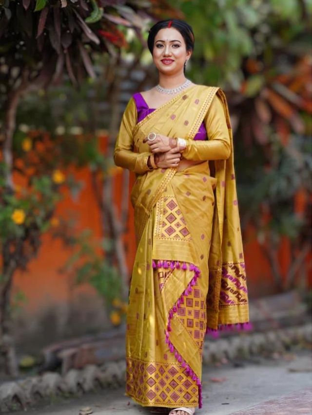 Assamese Saree Draping Syle