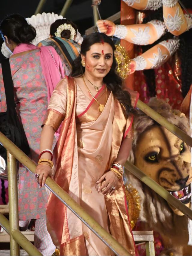 Rani Mukerji in Bengali Saree from West Bengal