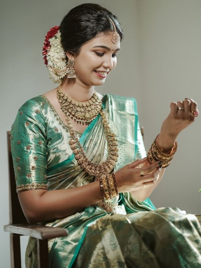 Candid Saree Pose Sitting on chair