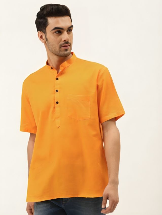 Half Sleeve Mens Kurtas 