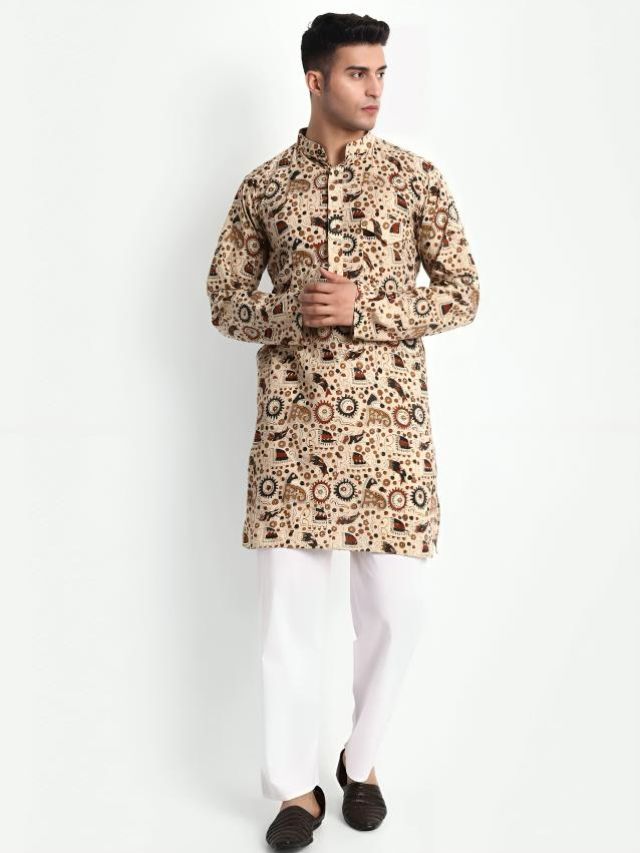 Kalamkari Printed Kurta