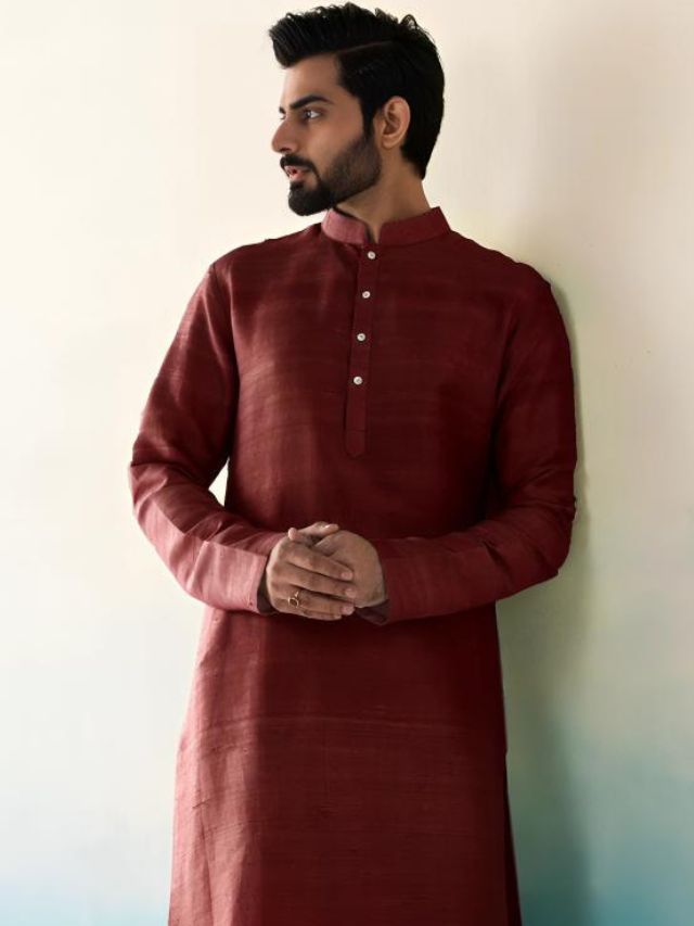 Maroon Kurta for Men