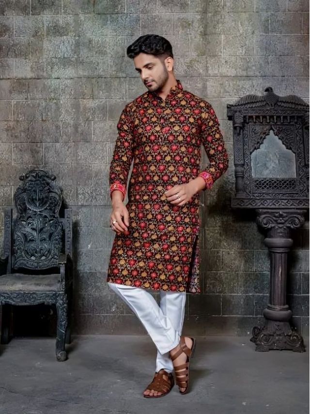 Multi-color Navratri Kurta