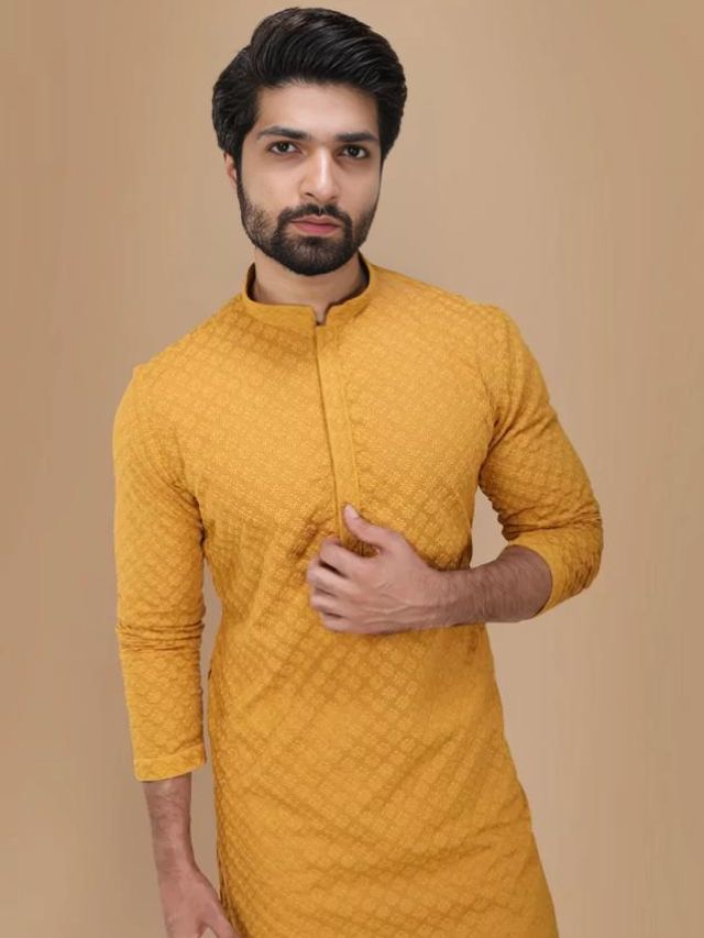 Mustard Color Kurtas