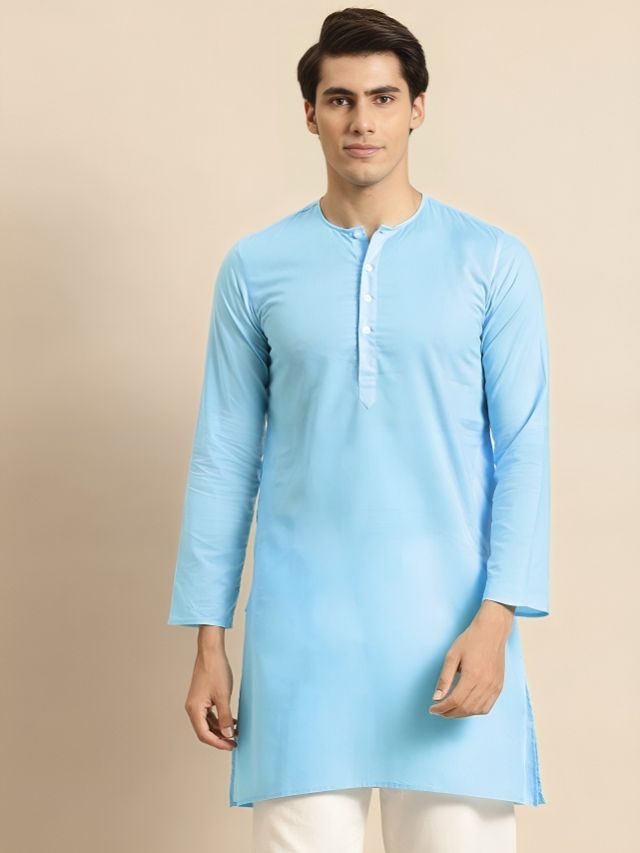 Round Neck Kurta Design