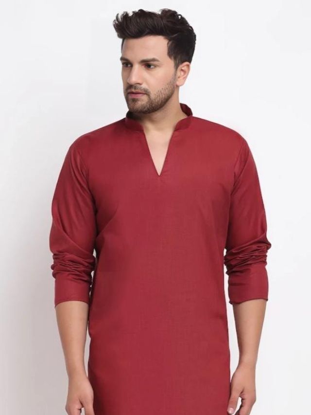 V Neck Men’s Kurta Design