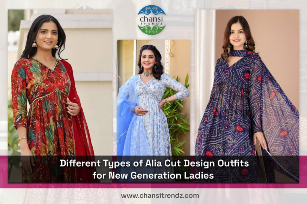 Different Types of Alia Cut Design Outfits for Ladies