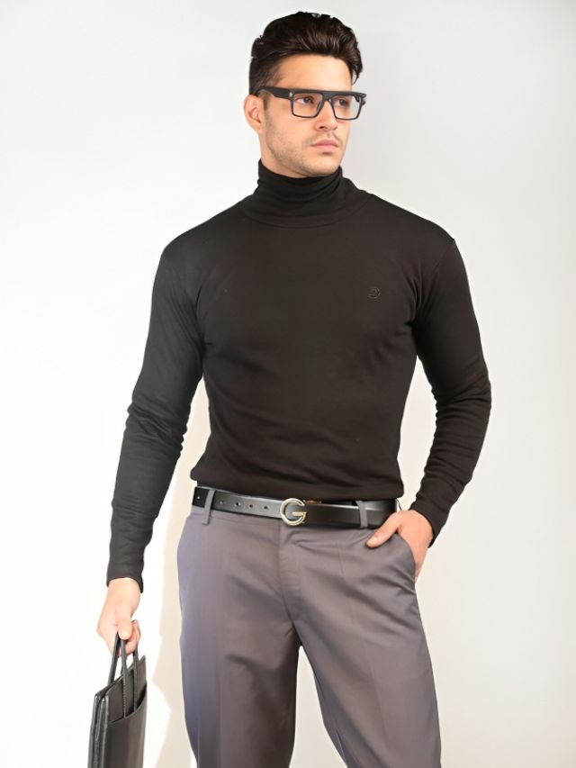 Turtle Neck T-Shirt Designs For Men