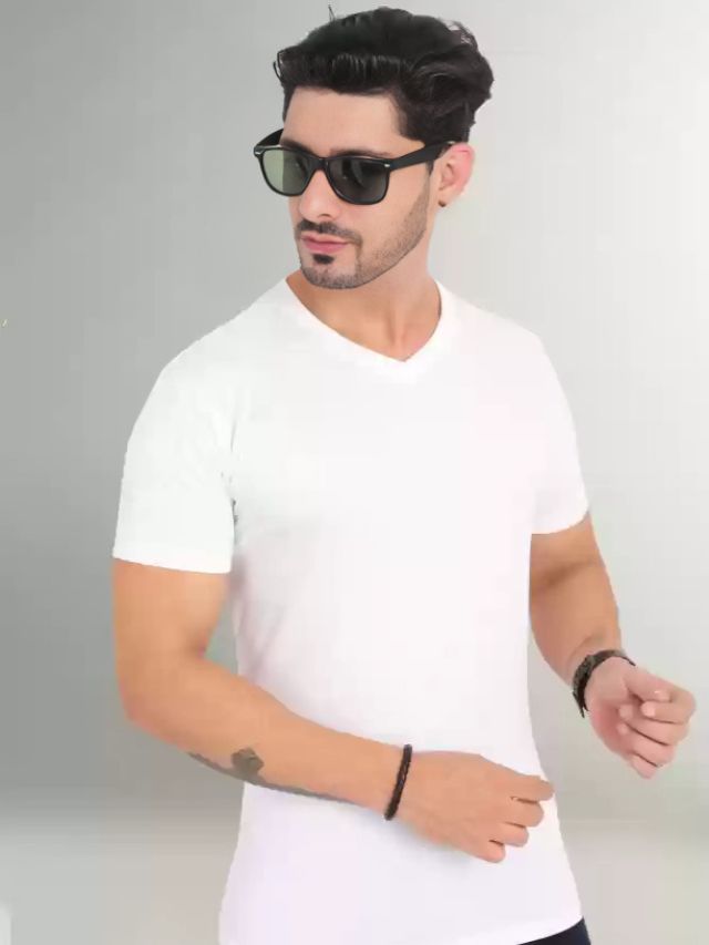 V- Neck T-Shirt Designs For Men