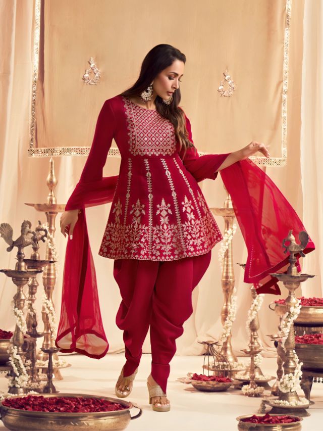 Dhoti Pant Suit Styles