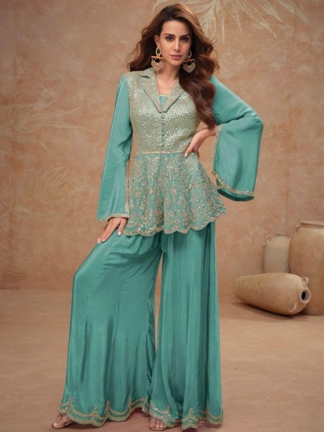 Fancy Modern Sharara Suit