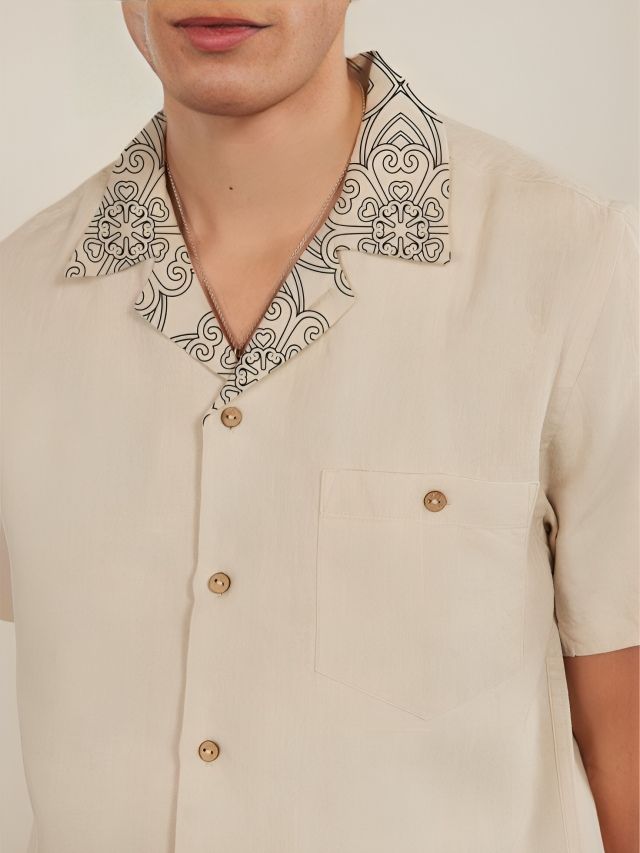 Printed Collar Shirts For Men