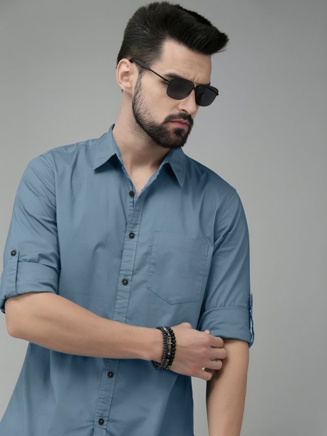 Rolled Sleeve Shirts For Men