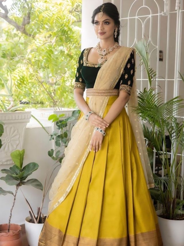 Half Saree Lehenga