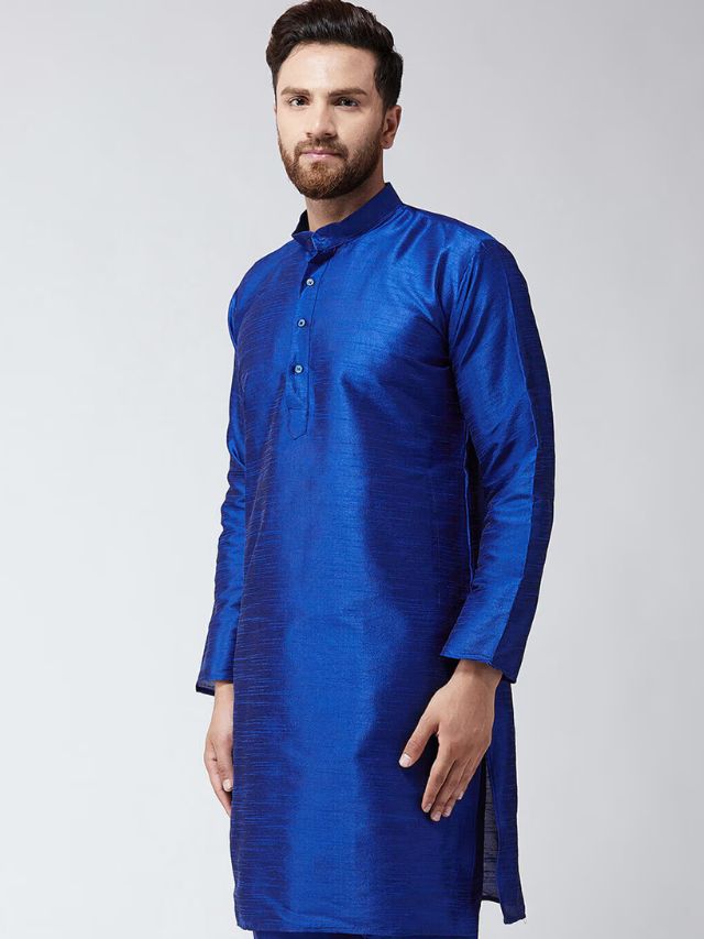 Men Blue Kurta