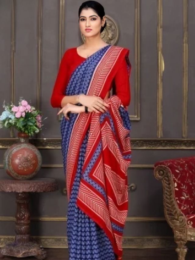 Uniform Polyester Saree