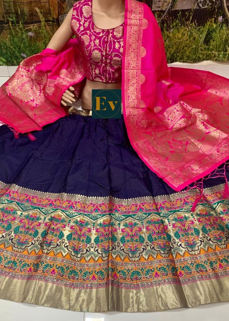 Buy Ethnic Indian Party Wear Lehenga Choli Latest Lehenga Choli Designer  Wedding Wear Lehenga Choli Woman's Lehenga 1545 Royal Blue Online at  desertcartINDIA