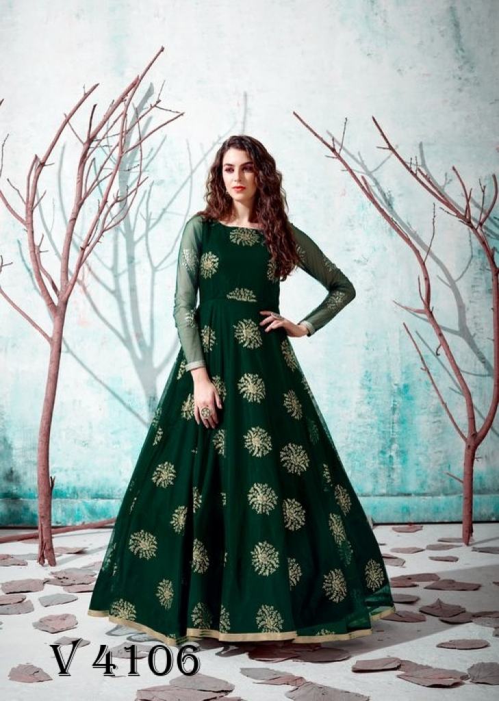 Bottle Green Cocktail Gown – CYUINDIA