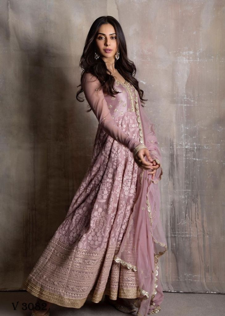 Tvis and Bliss. Onion Pink and Peach Tie and Dye Bandhani Silk Cotton Dress  Material