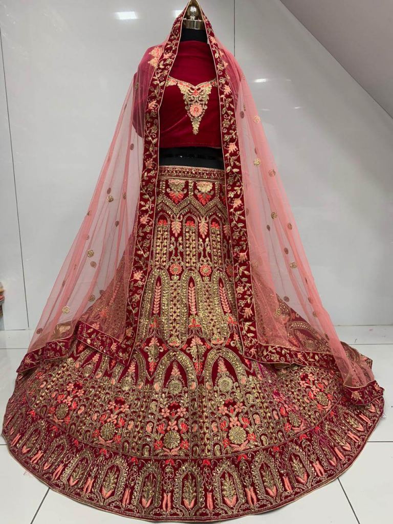 Shop For Latest Designer Bridal Lehenga Choli Designs 2024 Online at Ethnic  Plus