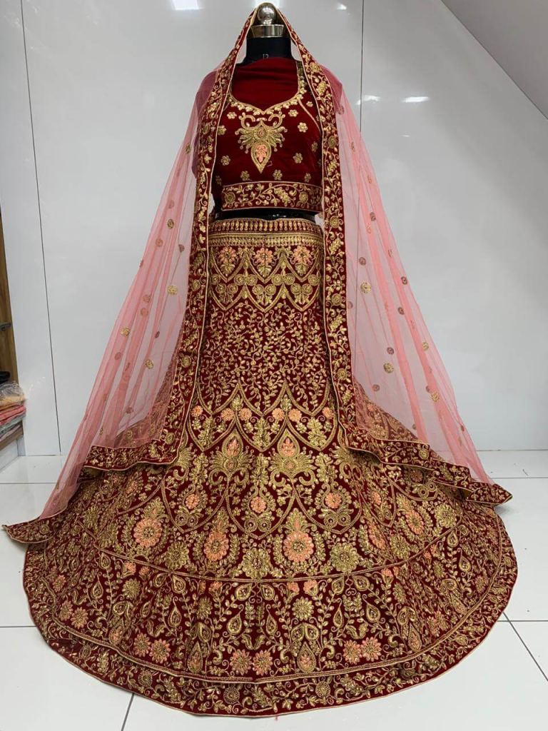 Bridal Lehenga Choli Designer Lehenga Indian Wedding Dress Bollywood Lehenga  | eBay