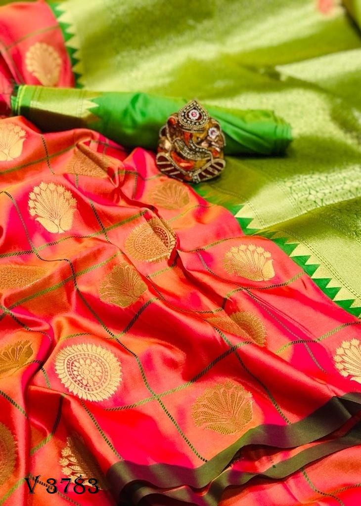 Designer art silk saree with blouse has traditional gold zari design in  Barnala at best price by Mahakaal Exports - Justdial