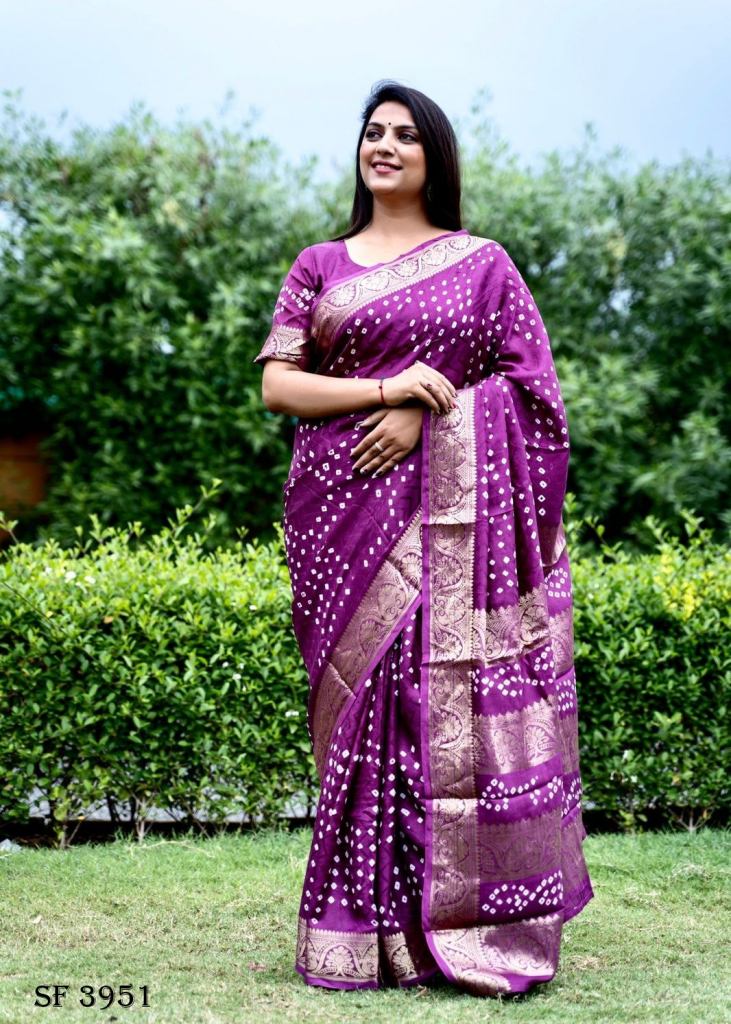 Buy Bandhani Silk Sarees Online In India At Best Price Offers | Tata CLiQ