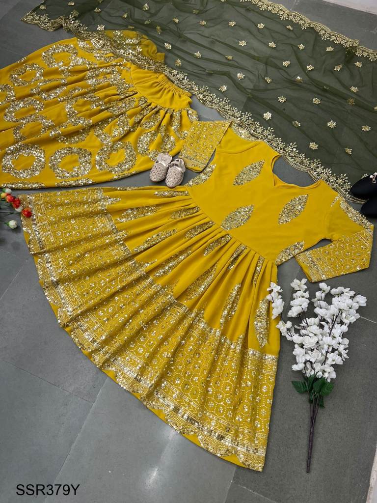 Launching New Designer Party Wear Look For Punjabi Haldi Function Dhoti ...