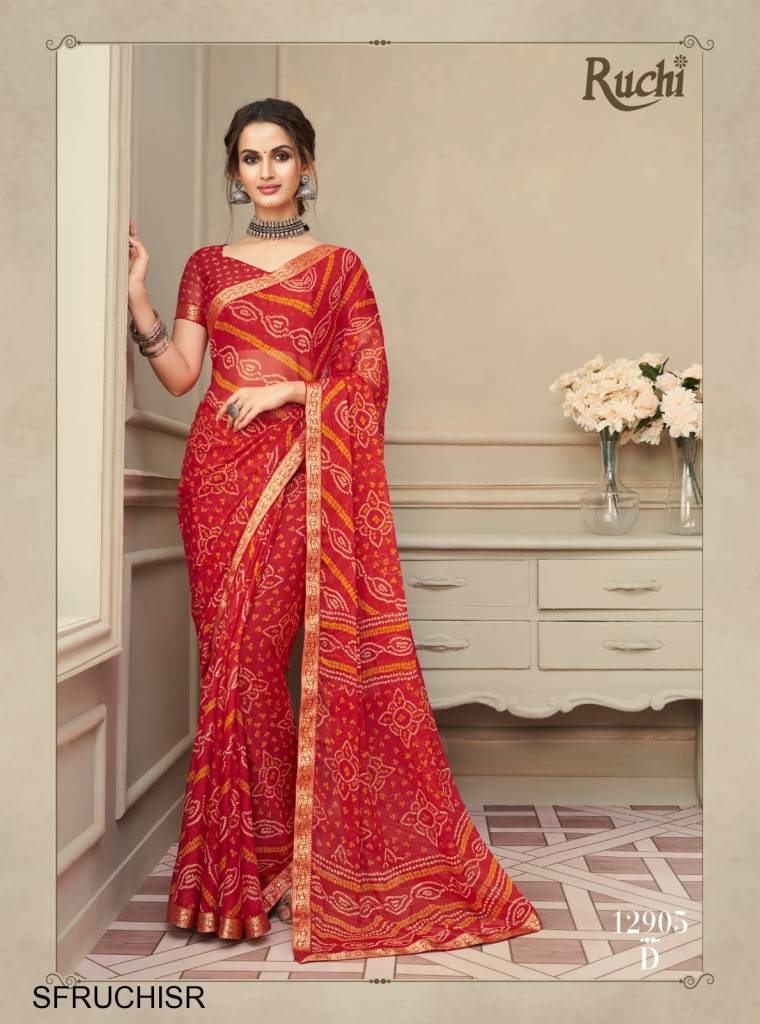 Buy Stylish Red Chiffon Sarees For Women Online In India At Discounted  Prices