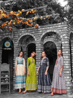 ARADHNA S FASHION FIRE VOL 1 LONG KURTIS COLLECTION