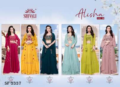 Alisha Vol.10 Three Piece Suit By Shivali Fashion