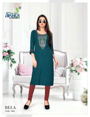 Alishka Bela Kurti Wholesale Catalog 8 Pcs