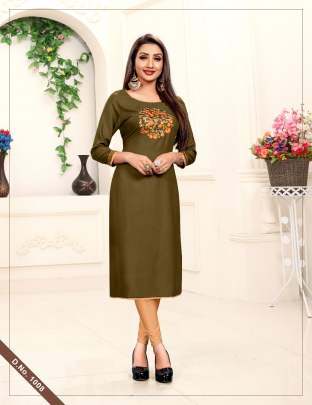 Alishka Kanika Kurti Wholesale Catalog 8 Pcs