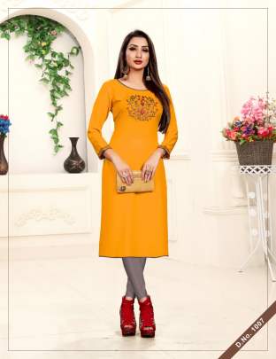 Alishka Kanika Kurti Wholesale Catalog 8 Pcs