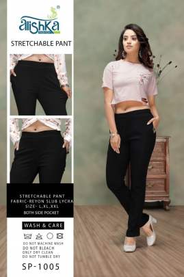 Alishka Stretchable Pant Pant Wholesale Catalog