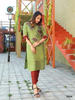 Aradhna Fashion Funda Vol 1 Kurti with Pant Wholesale Catalog 10 Pcs