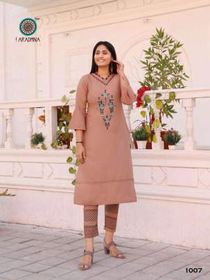 Aradhna Fashion Funda Vol 1 Kurti with Pant Wholesale Catalog 10 Pcs