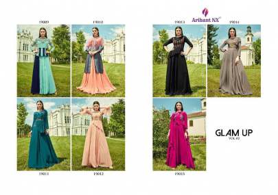 Arihant Nx Glam Up Vol 2 Kurti Wholesale Catalog7 Pcs